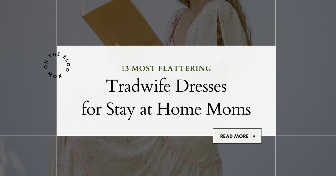 13 of the most flattering tradwife dresses for moms