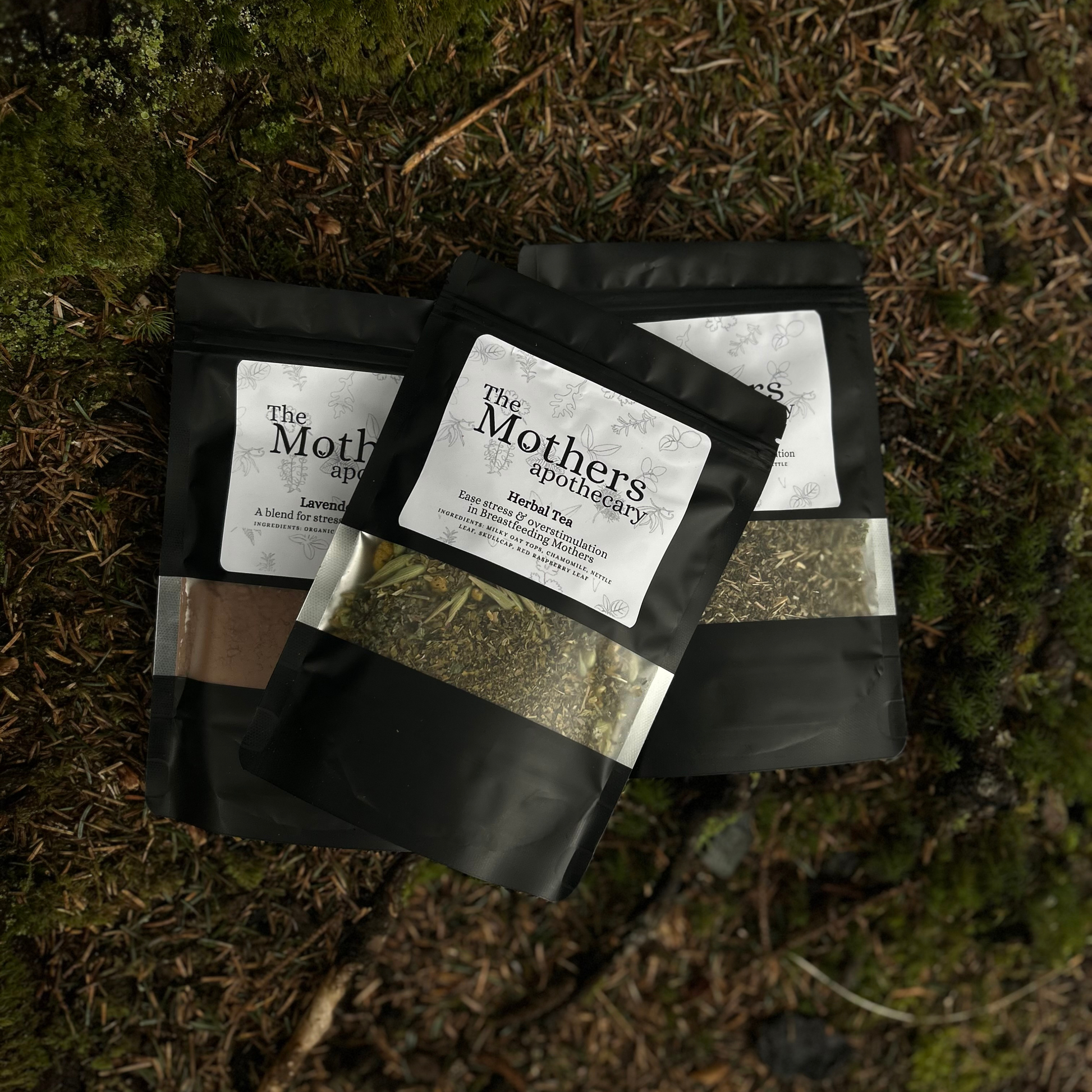 tea blends for mommy burnout symptoms, overstimulation, and stress in motherhood.